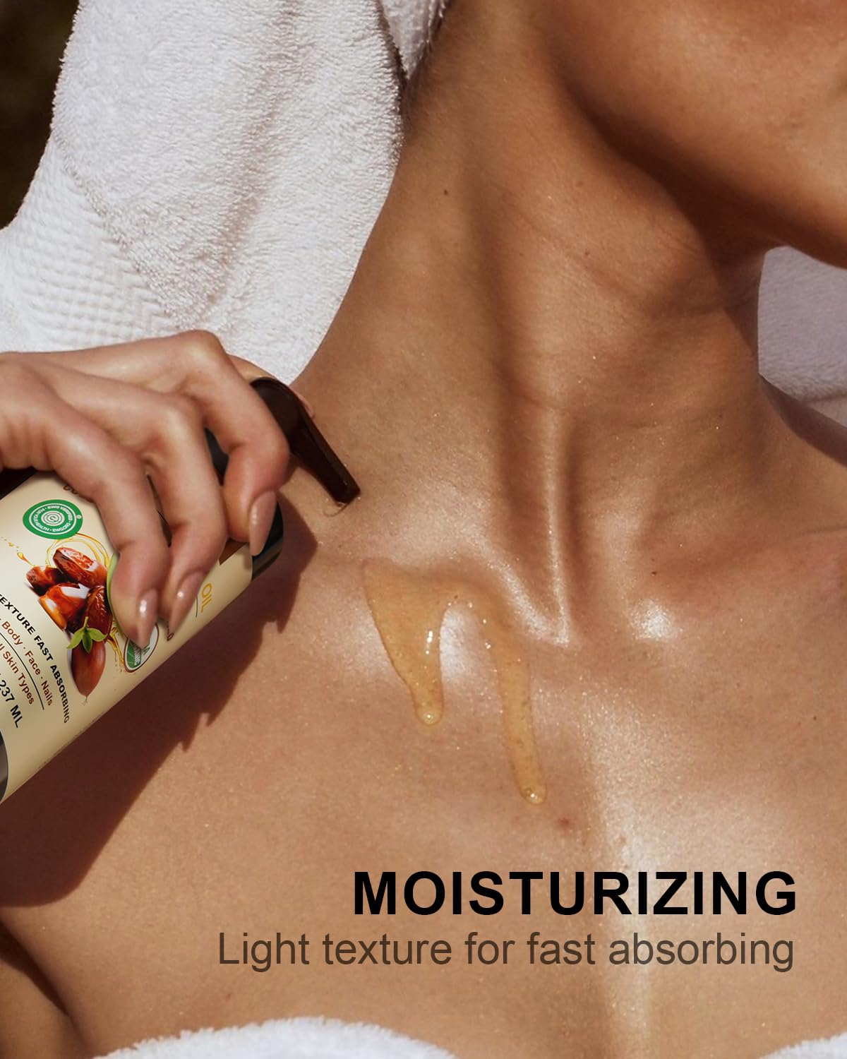 Yoken Organic Jojoba Oil 8oz, USDA Certified Pure for Hair, Skin Care | Gua Sha Oil Cold Pressed 8 Fl Oz 100 Pure Natural Unrefined Hexane Free For Face Hair Skin Massage DIY - Image 3