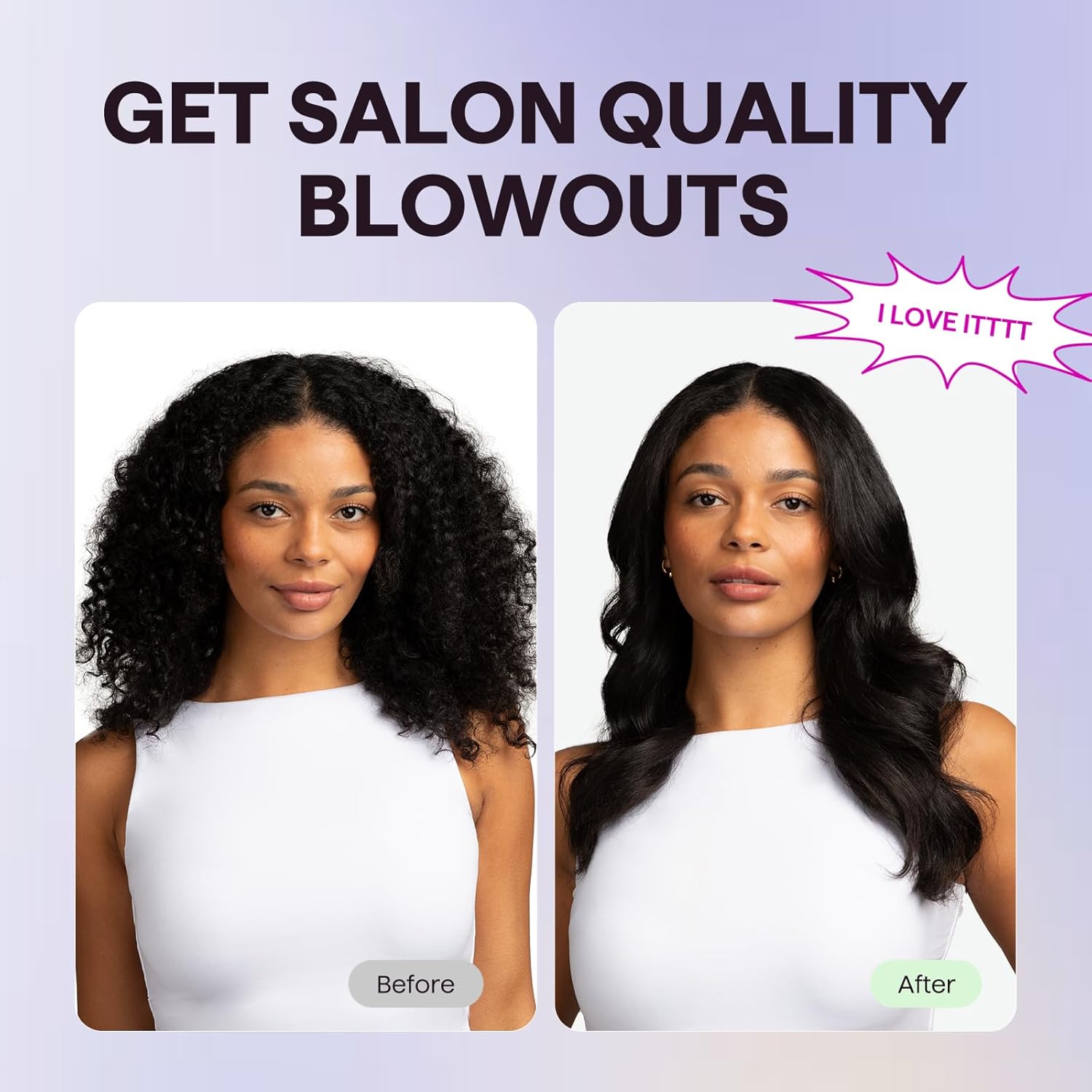 Wavytalk Thermal Brush Blowout Express 1.5" Ionic Heat Round Brush | Creates Smooth Shiny Blowout Look, Salon Blowouts, 3 Temp Settings Dual Voltage, Easy to Use Reduces Frizz, Rose Gold - Image 4