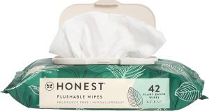 The Honest Company Flushable Wipes,...