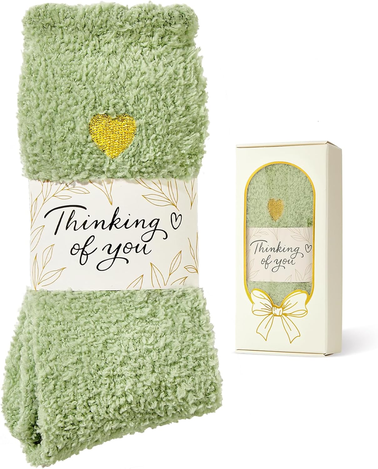 Fuzzy Socks for Women in Gift Box,Gifts for Women with Thinking of You Wrap | Ready to gift no extra wrapping; Gifts for women/ mom/ friend/ bridesmaid/ teacher/ self care/ get well/ sympathy/ postpartum