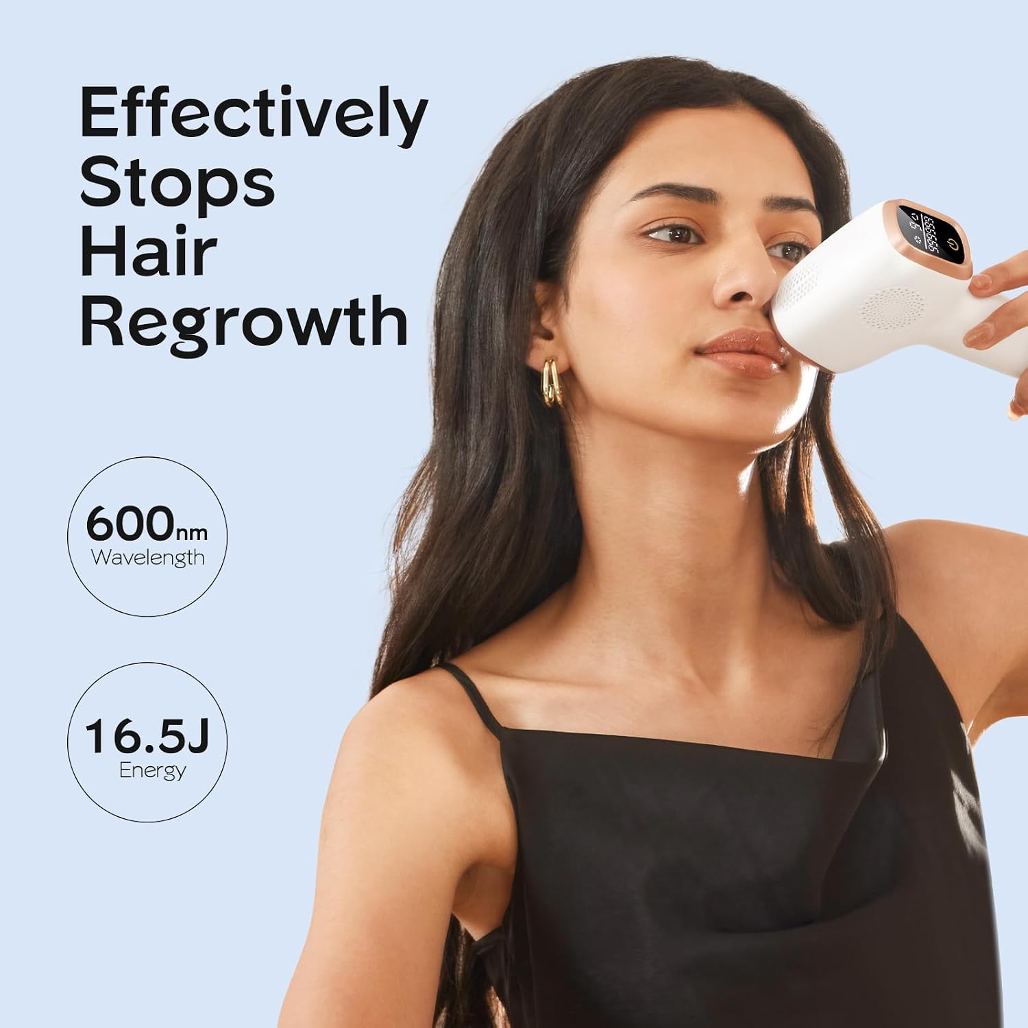 INNZA IPL Hair Removal with Ice Cooling Care Function for Women,Long-Lasting Results,999,999 Flashes Painless Hair Removal, Hair Removal Device for Armpits Legs Arms Bikini Line - Image 4