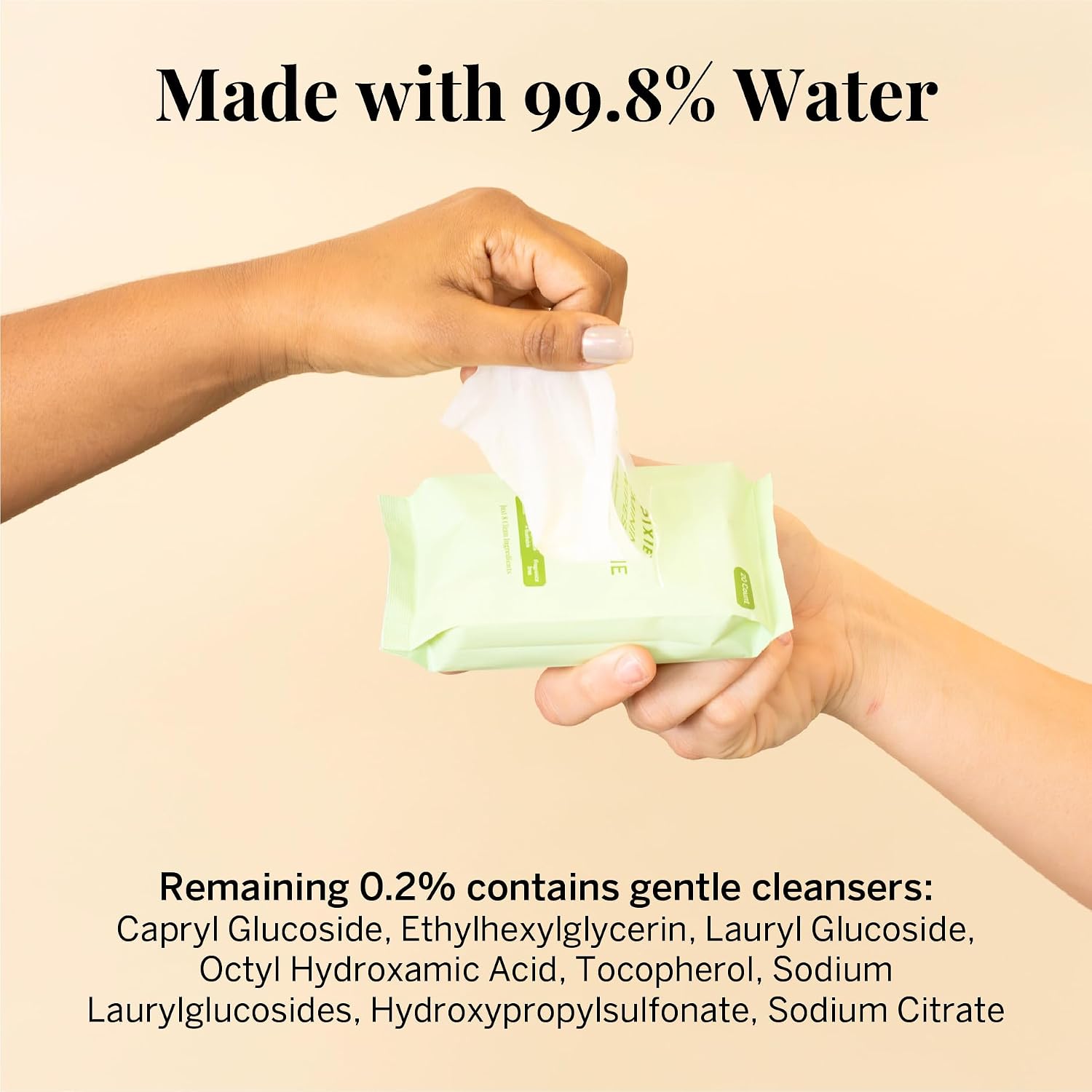 Pixie Feminine Wipes - On The Go Public Bathroom Wipes for Feminine Care - Safe On Period Cups & Menstrual Discs - Biodegradable, Flushable, pH Balanced & Unscented Menstrual Cup Wipes (20 Count) - Image 8