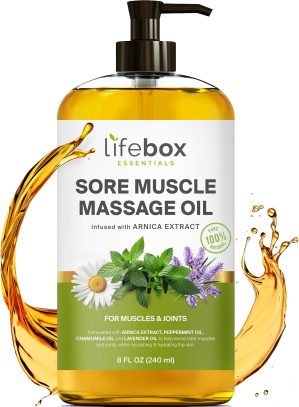 Arnica Sore Muscle Massage Oil – ...