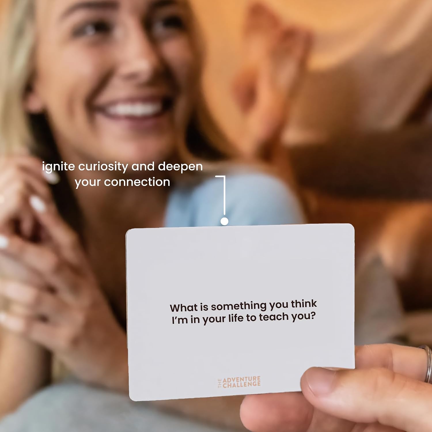 Couples Connection Cards - 50 Conversation Starters for Couples | Meaningful Conversation Starters For Couples, The Adventure Challenge Couples Cards, Wedding Gift For Partners - Image 2
