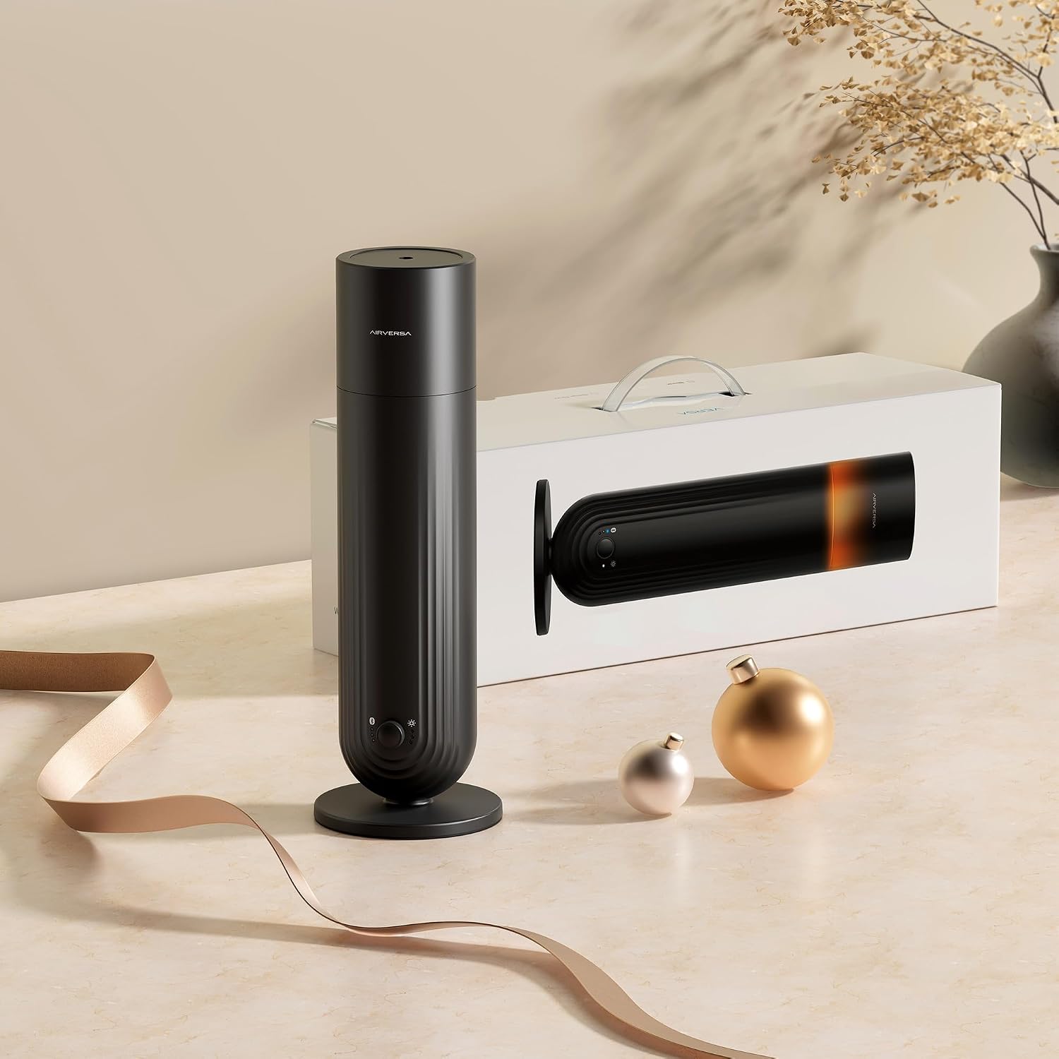 Airversa U1 Smart Tower Waterless Essential Oil Diffuser for Room, Black | Up to 1200 sq ft, App Control, Cold Air, 120mL, DC-12V/1A Plug in Wall, Smart Scent Air Machine, For Home & Commercial Spaces - Image 7