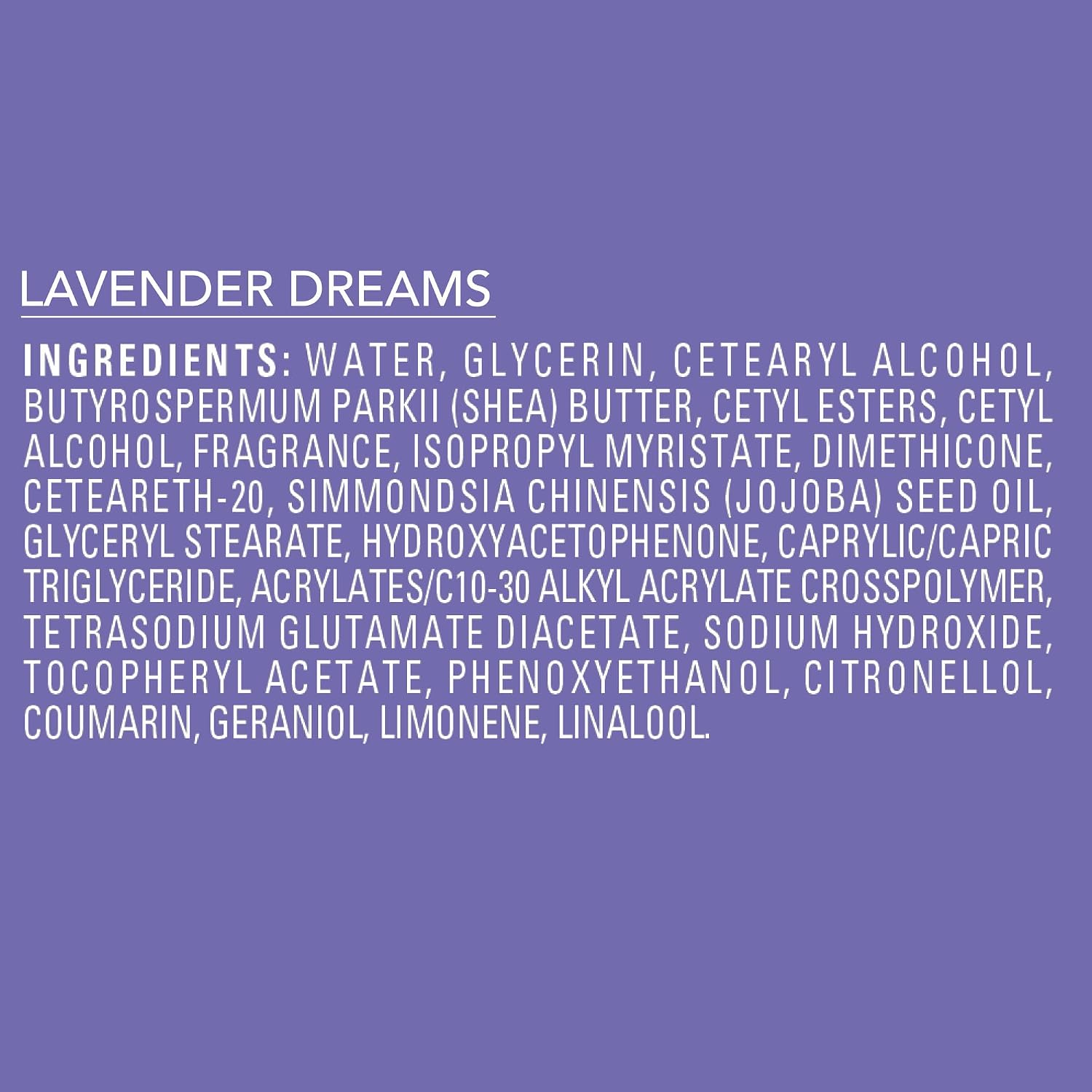 Jergens Shea Fusion Lavender Dreams Body Lotion, Shea Butter, 14 fl oz | Moisturizer for Dry Skin, Scented Body Lotion, Vitamin E, Shea Butter Lotion, Lavender Scent, Daily Hydration - Image 7