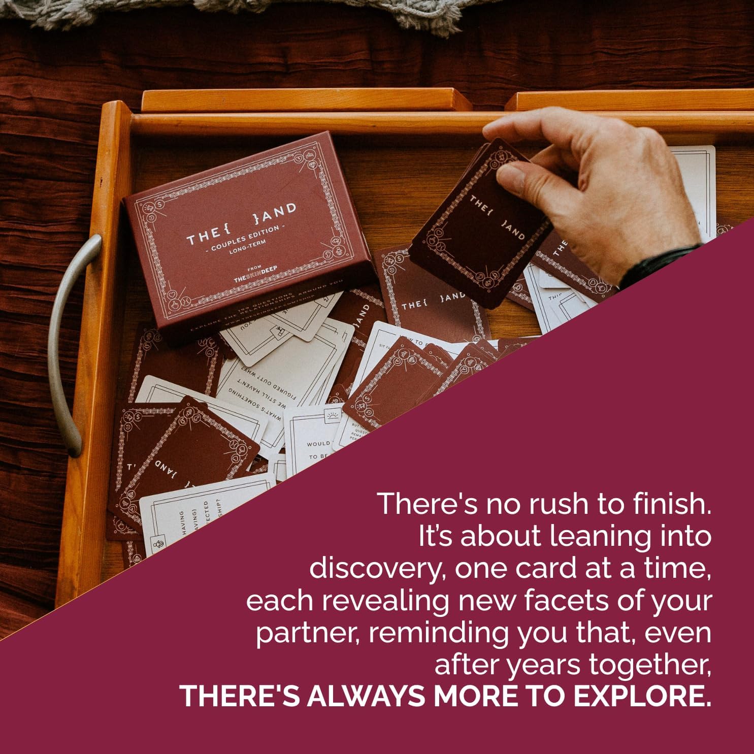 {THE AND} Long Term Couples Edition - 199 Meaningful Conversation Cards for Couples - Questions to Reconnect & Deepen Relationships - Couples Card Game to Reflect & Rediscover Love by The Skin Deep - Image 4