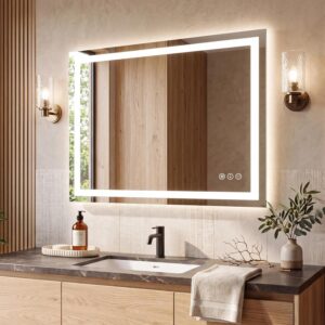 LED Bathroom Mirror 40″X32...