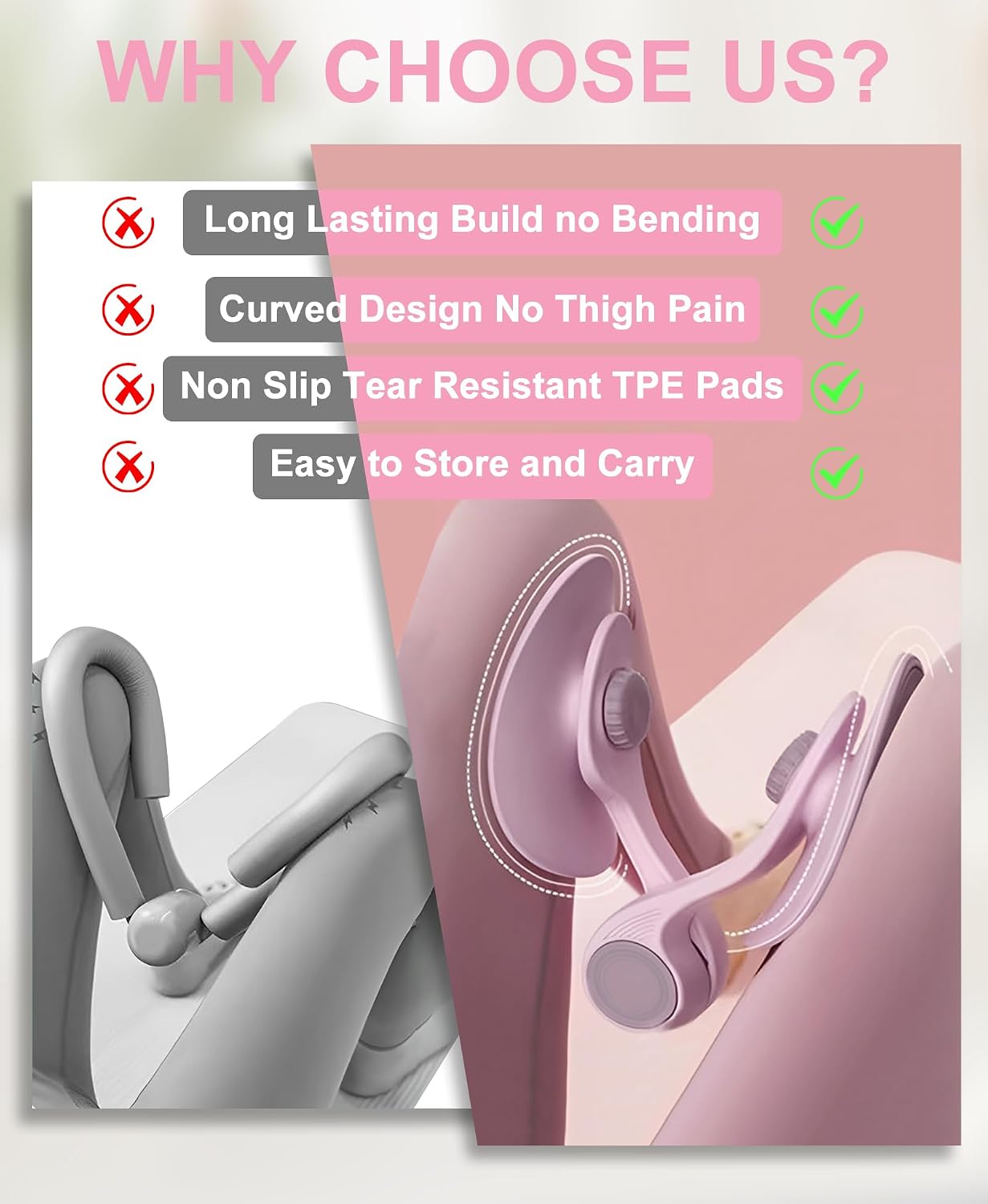 Pelvic Floor Exercise Devices Inner Thigh Hip Trainer Kegel Exerciser | 35LB Pelvic Floor Muscle Trainer for Women and Men, Hip Strengthener & Abductor, Home Leg Workout for Postpartum Recovery - Image 4