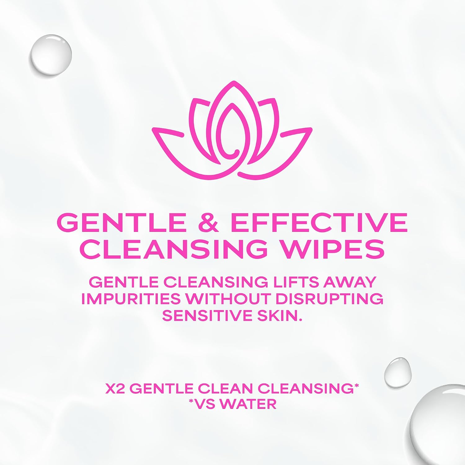 WaterWipes Cleansing Feminine Wipes, pH Friendly for Daily Intimate Care, Soothing Botanicals, Gynecologist Approved, Fragrance Free, 112 Count (4 Packs) - Image 3