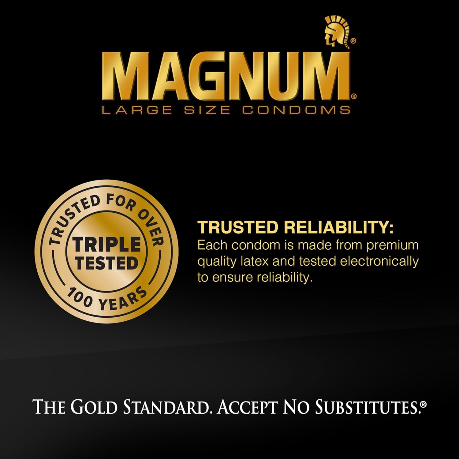TROJAN Lubricated Magnum Condoms XL Large Size, 12 Count | Extra Large Condoms, Helps Reduce Risk of Pregnancy and STIs - Image 4