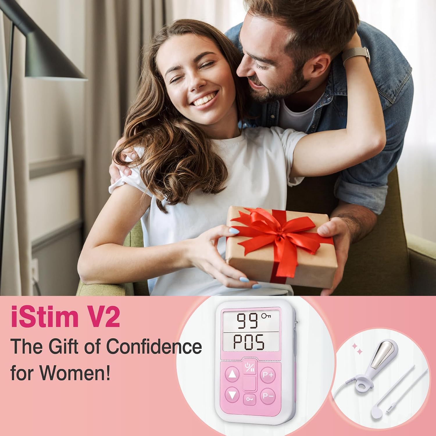 Everyway Incontinence Stimulation System - iStim V2 Kegel Exerciser - Electrical Muscle Stimulator for Pelvic Floor Muscle Rehabilitation and Urinary Incontinence in Women - Image 6