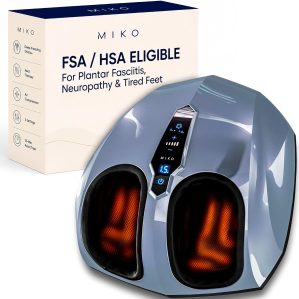MIKO Shiatsu Foot Massager with Hea...