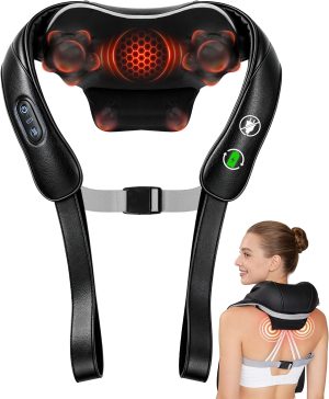 Neck Massager with Heat Cordless: S...