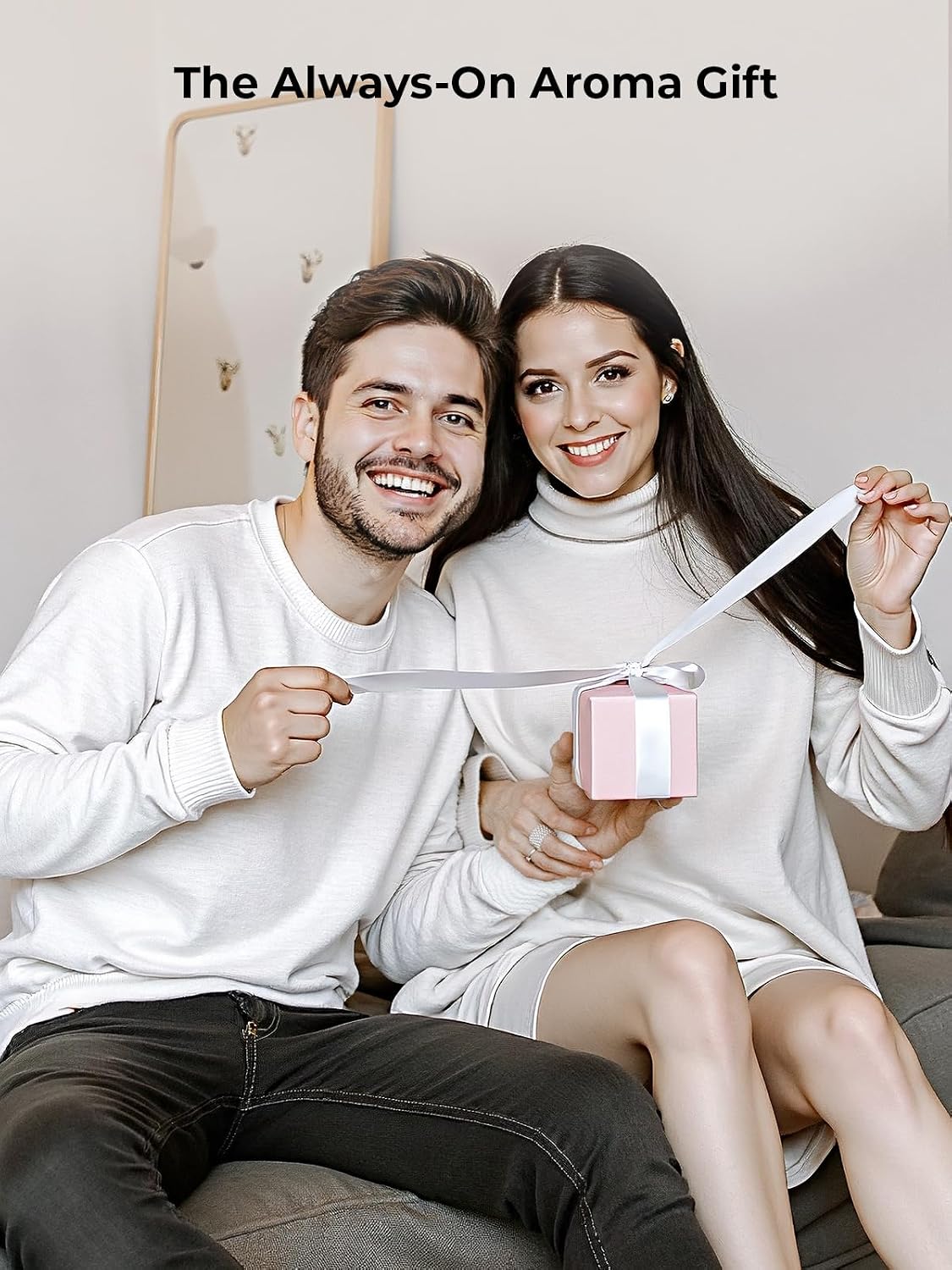 Waterless Essential Oil Diffuser: 𝟗-𝐂𝐨𝐥𝐨𝐫 𝐋𝐄𝐃 Snow White | Portable Scent Diffuser - No Water No Heat For Pure Aroma - 48H Battery 3 Mist Levels & 4 Timers for Car Office - Image 9