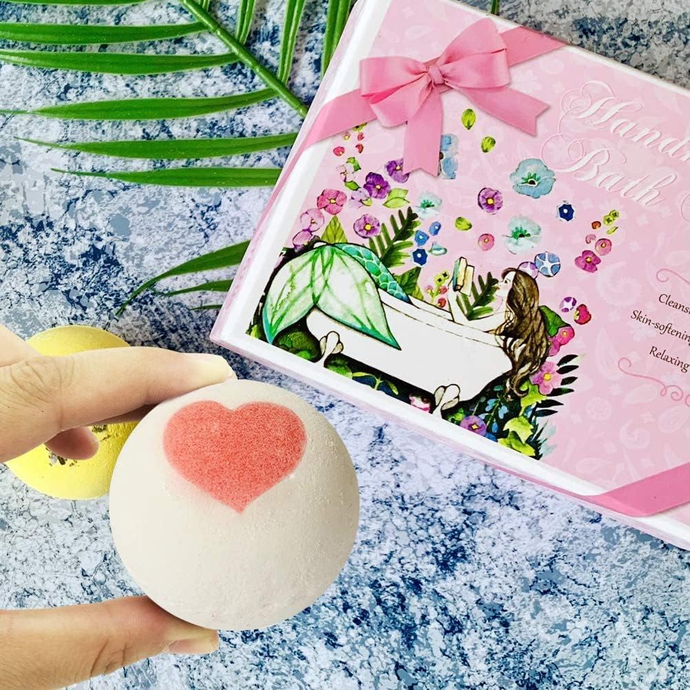 Bath Bombs, 7 Natural Bath Bomb Gift Set, Bubble Bathbombs for Women Kids, Shea Butter Moisturize, Gifts for Mom Her Girlfriend, Mothers Day Gifts, for Birthday Valentines Christmas - Image 6