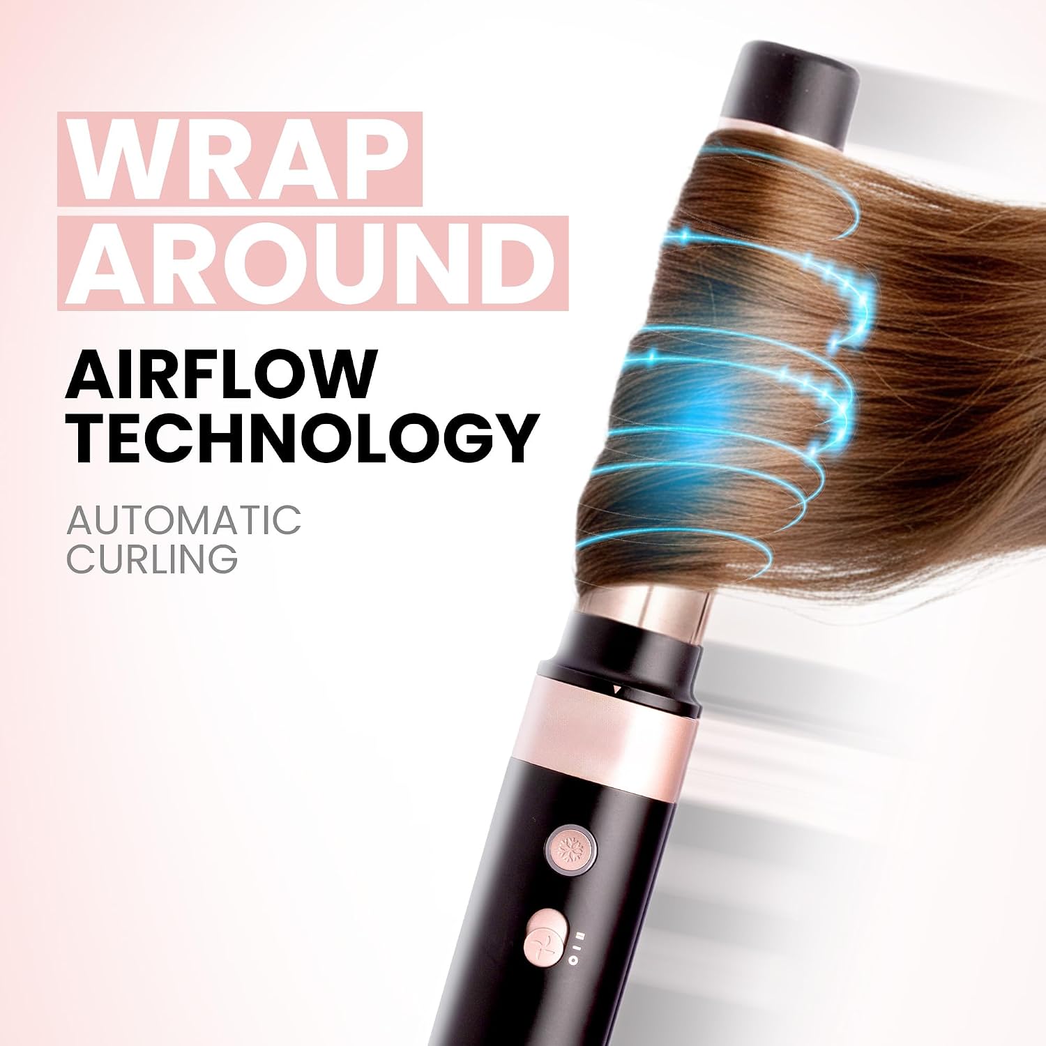 ELLA BELLA® 6 in 1 Professional Hot Air Styler & Straightener, Fast Drying | Powerful Hair Dryer Set - Styling Without Heat Damage. Curling, Volumizing. Includes Protective Travel Case - Image 4