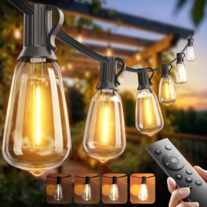 addlon 100FT Outdoor String Lights ...