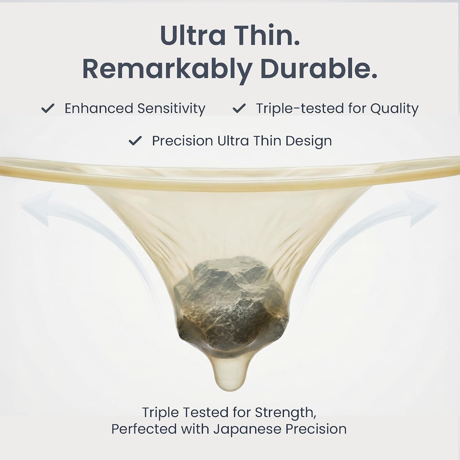 UNION MAX Condoms - True XL Ultra-Thin Extra Large 60mm Size, 12 Count Pack | Natural Latex with Flared Head, Vegan Condom, Lightly Lubricated, Large Fit for Natural Feel and Comfortable Roomier Wear - Image 7