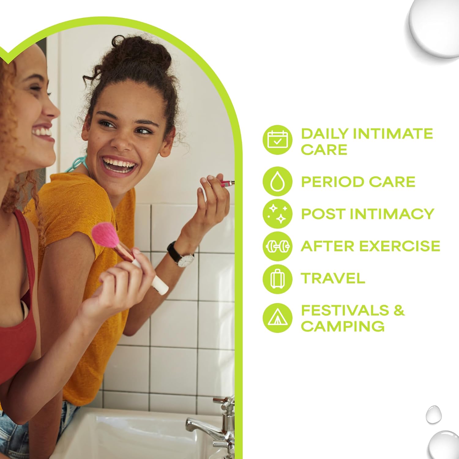 WaterWipes Refreshing Feminine Wipes, Stay Fresh On-The-Go, pH Friendly for Daily Intimate Care, Odor Removal, Gynecologist Approved, Fragrance Free, 112 Count (4 Packs) - Image 5