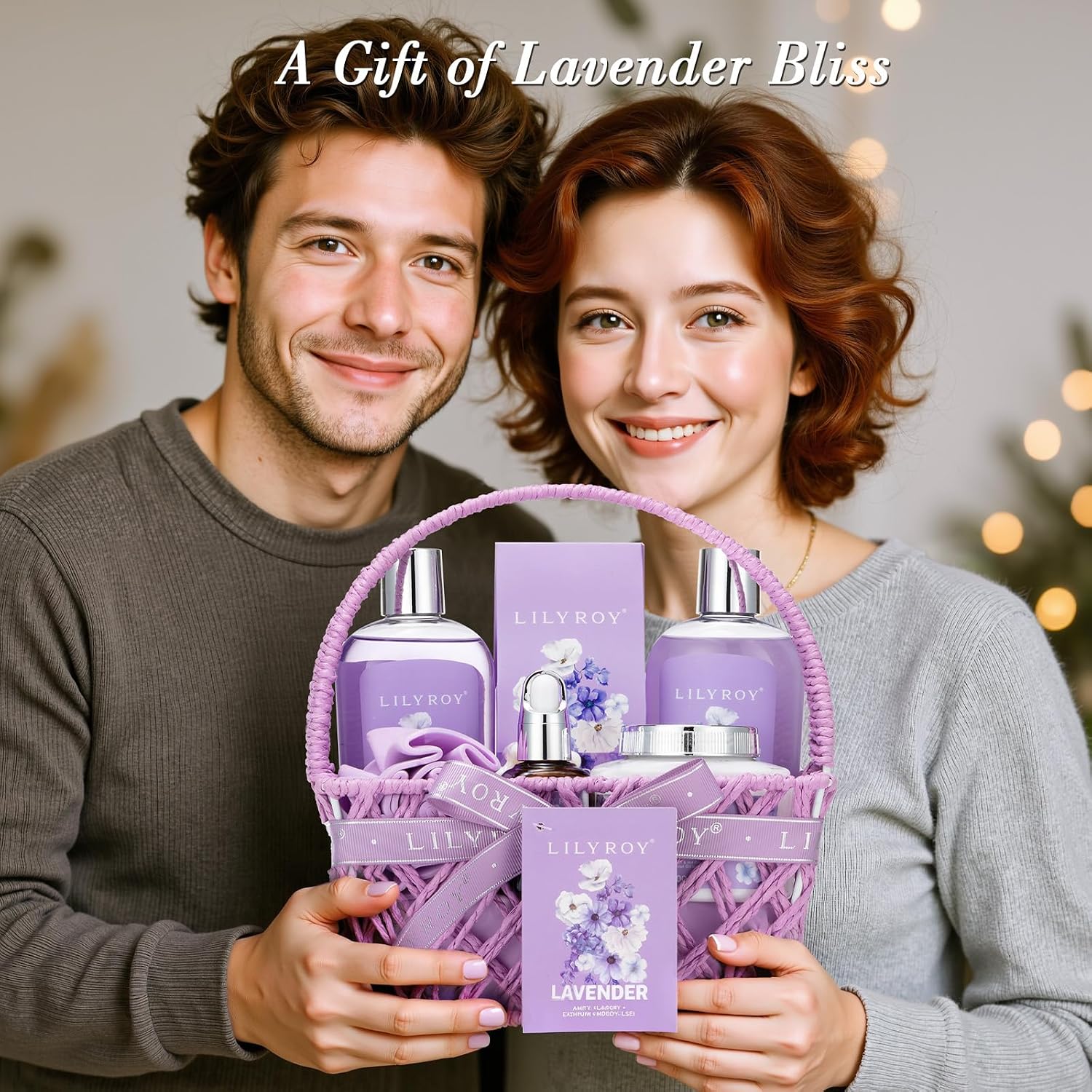 Spa Gifts Set, Birthday Gift for Mom - Lavender Spa Gift Baskets for Women | Women Gifts, Spa Kit, Spa Gifts for Women & mom, Christmas, Mother‘s Day, Valentine’s, Birthday. Hydrating for all skin types - Image 2