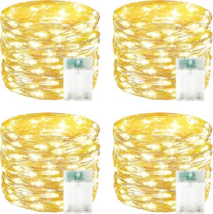 4 Pack 60 LED Fairy Lights Battery ...
