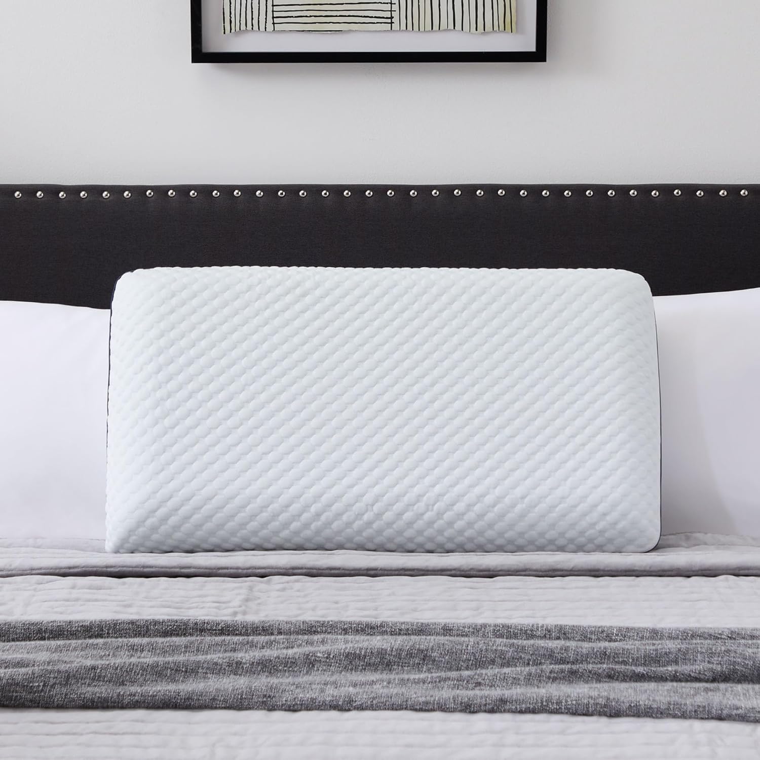 Weekender Cooling Gel Memory Foam Pillow for Sleeping – King Size, Ventilated Cooling Pillow for Side & Back Sleepers, Neck & Shoulder Support, Medium Firm, Washable Cover - Image 9