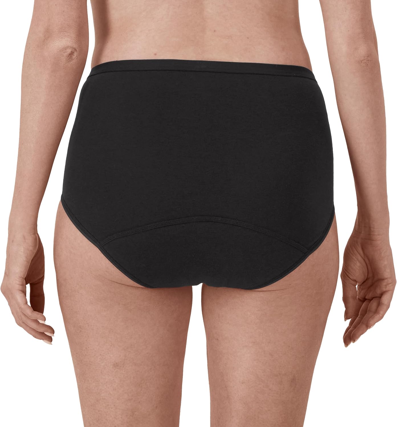 Hanes Women's Comfort, Period. Underwear, Bikini Period Underwear, Super Leaks Period Underwear, 3-pack - Image 3