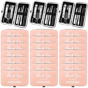 Therwen 24 Sets Manicure Set Stainl...