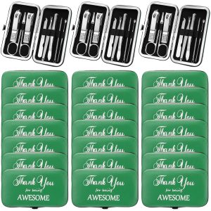 Therwen 24 Sets Manicure Set Stainl...