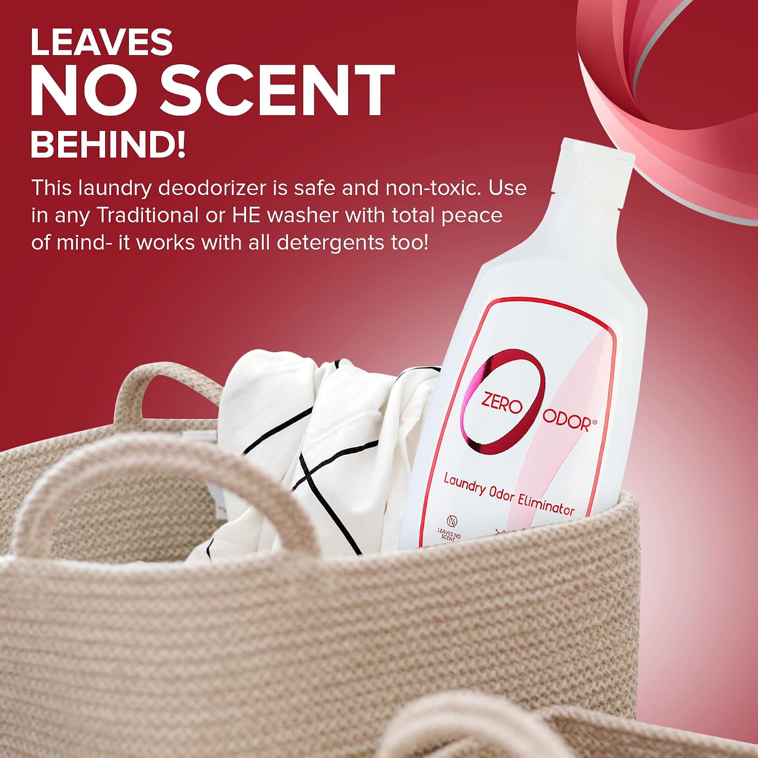 Zero Odor Laundry Odor Eliminator for Clothes, In-Wash Odor Eliminator | Laundry booster additive for Sweat, Gym Clothes, Towels & Washing Machine Odors, Works with your detergent, 16 OZ - Image 9