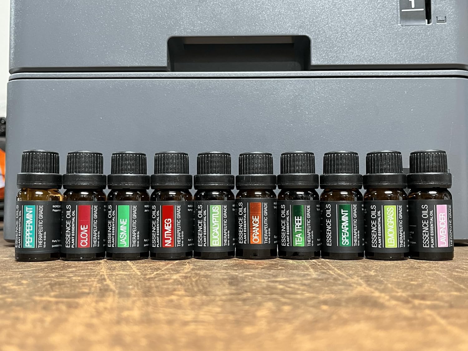 Ultimate Aromatherapy Diffuser & Essential Oil Set - Ultrasonic Top 10 Oils Modern with 4 Timer 7 Ambient Light Settings Therapeutic Grade Lavender - Image 7