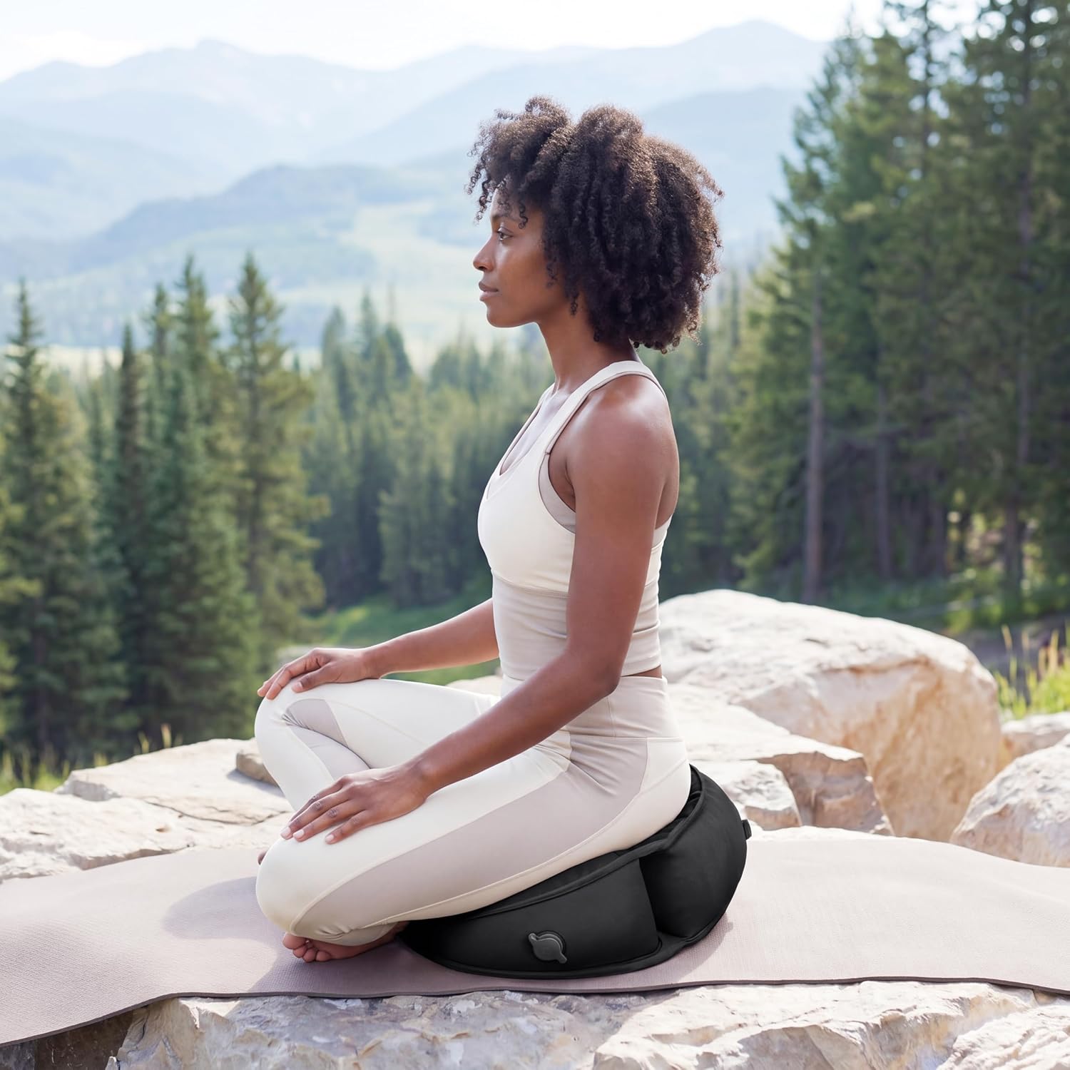 Air Meditator Inflatable Meditation Cushion and Travel Pillow – Meditate on Air in Total Comfort with Adjustable Three-Chamber Design for Enhanced Posture and Portability - Image 10