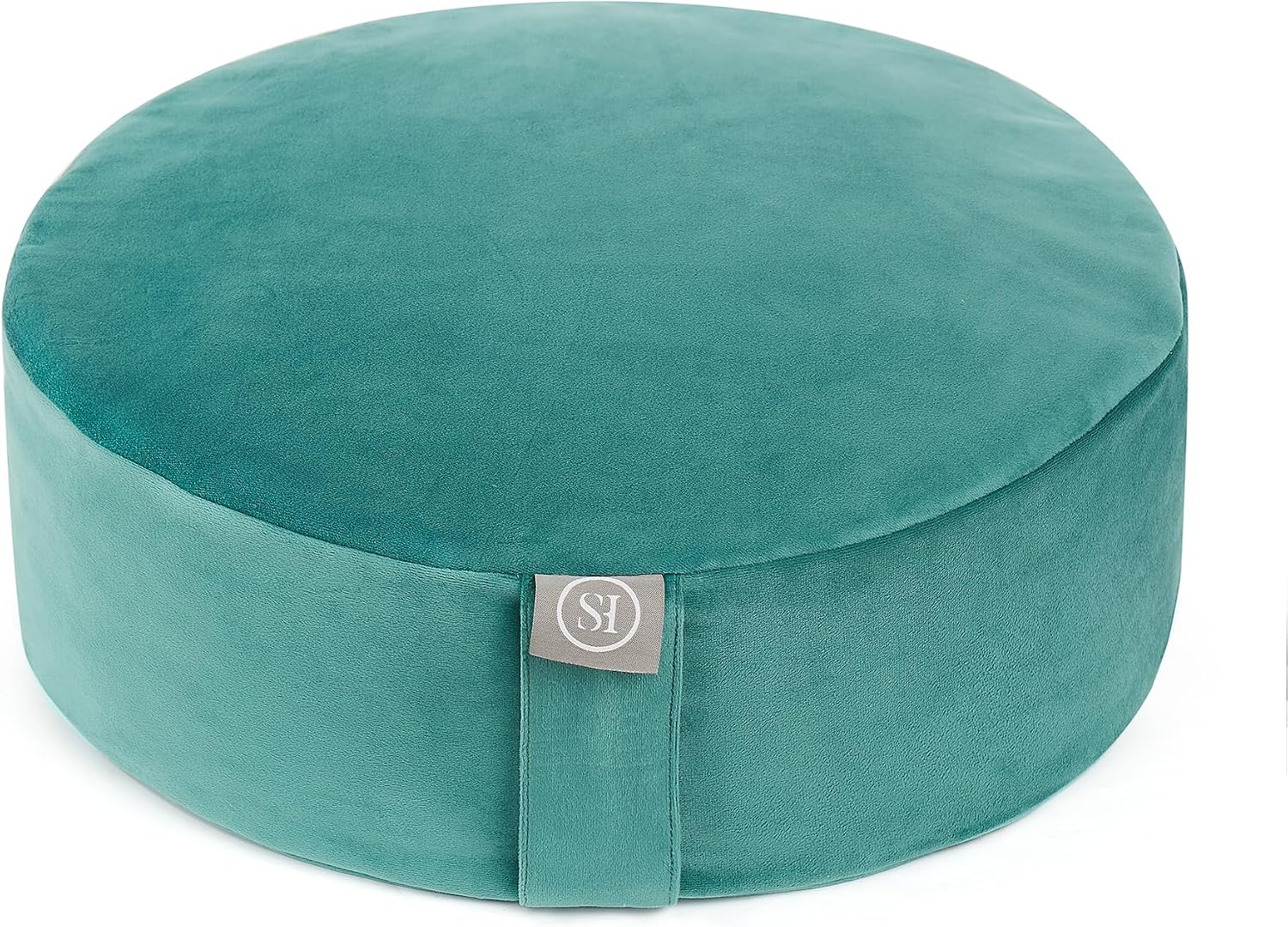 Meditation Cushion Bolster Pillow for Restorative Yoga – Supportive Cushion for Meditation, Pilates, and Relaxation – Filled with Buckwheat Hulls - Removable Cover
