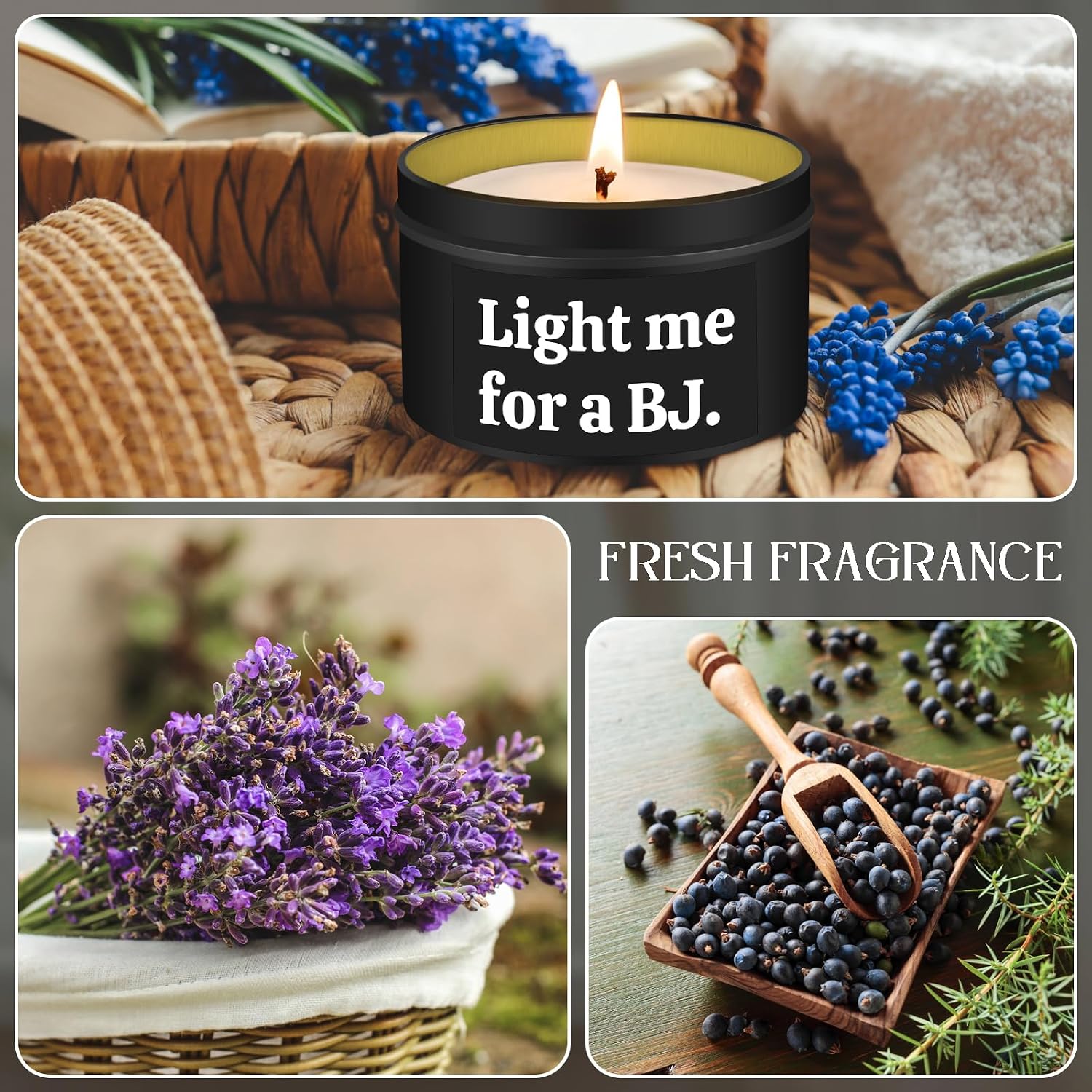 Gifts for Him Boyfriend Husband Funny Anniversary Wedding Birthday Gifts for Men Naughty Engagement Gift for Couples Husband Boyfriend Birthday Gift Ideas, Unique Romantic Lavender Candle for Men - Image 4