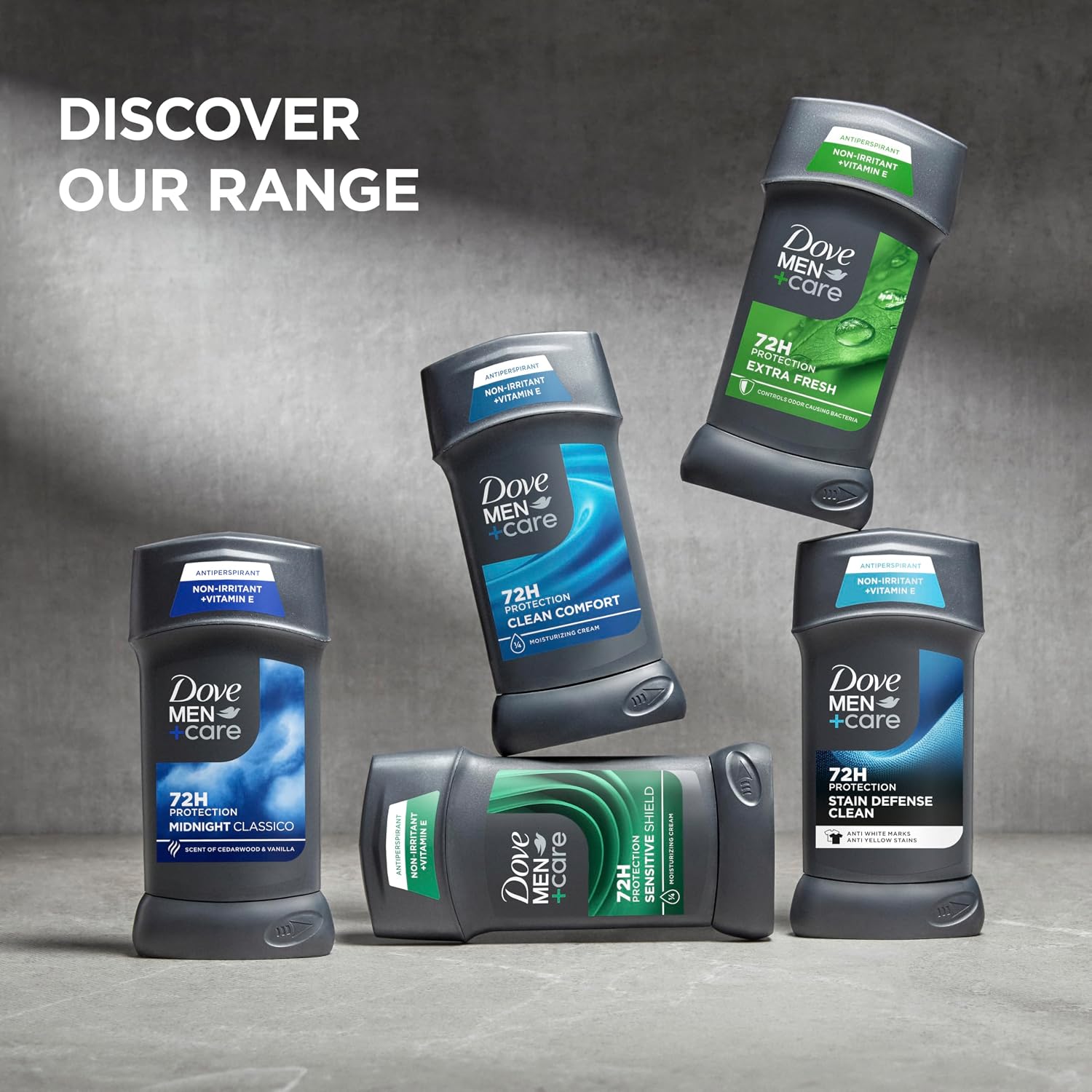 Dove Men+Care Extra Fresh Men's Antiperspirant Deodorant Stick Extra Fresh Twin pack With 72-hour sweat & odor protection with 1/4 Moisturizing Cream & Long-lasting Citrus Scent 2.7 oz | 72-hour sweat & odor protection. With 1/4 Moisturizing Cream & Long-lasting Citrus Scent - Image 6