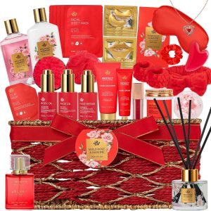 35 Pcs Gift for Women, Red Rose Bat...