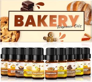 Bakery Essential Oils Set (10 × 5m...