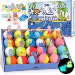 Bath Bombs for Kids, 24pcs Bath Bom...