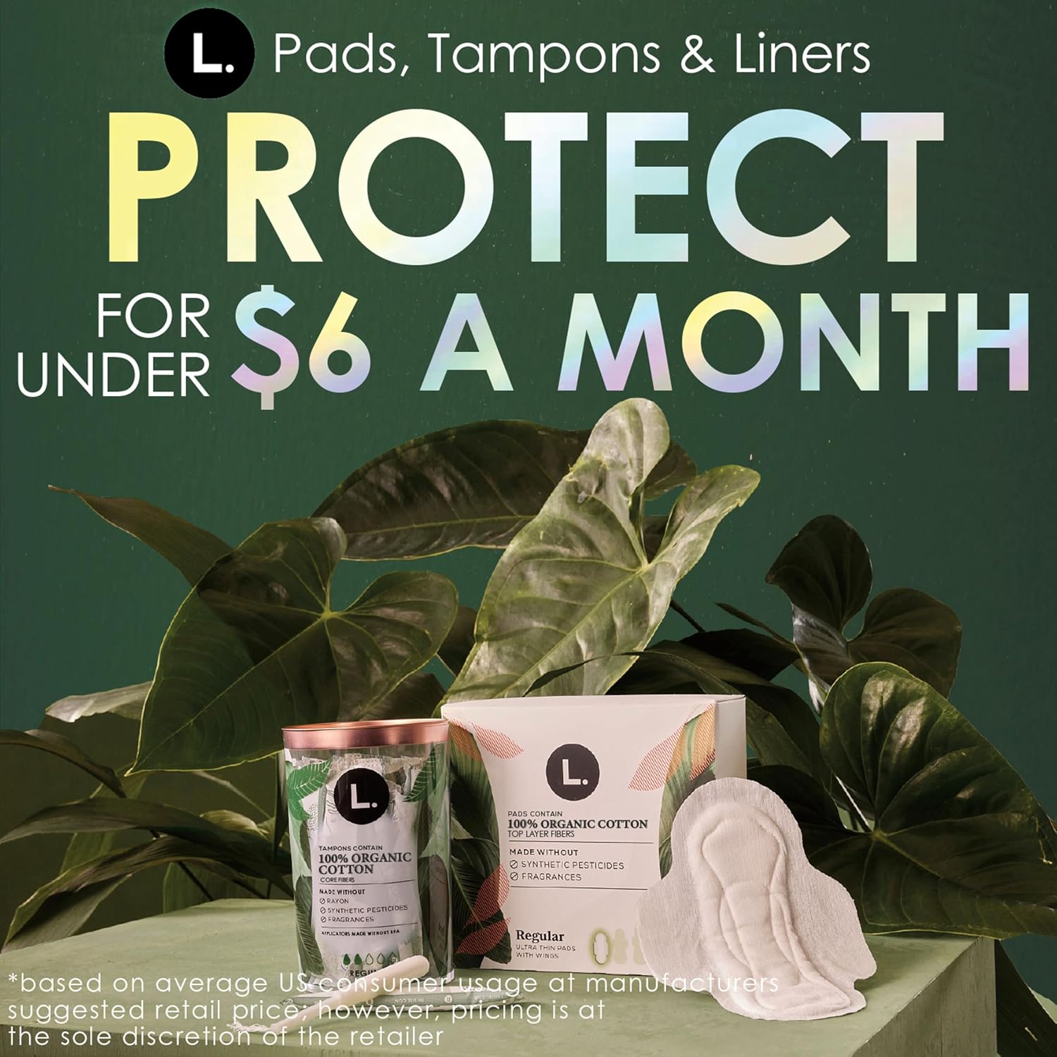 Liners for Women, Organic Cotton Top Layer, Regular Coverage, Pantiliners Made Without Synthetic Pesticides and Fragrances, Hypoallergenic and Gentle on Skin, 60 Count - Image 11