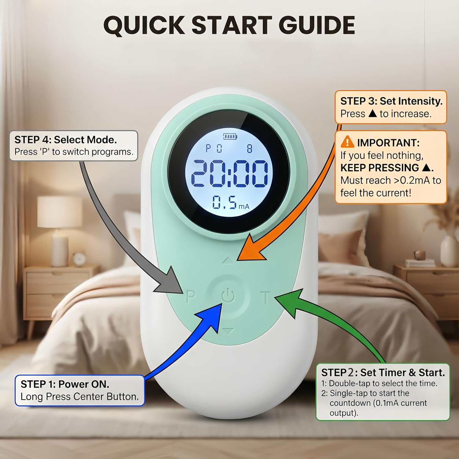 Incontinence Treatment Device, Pelvic Floor Exercise Devices for Incontinence Stimulator&Bladder Control, Pelvic Floor Trainer for Postpartum Recovery and Pelvic Floor Stimulator for Women - Image 5