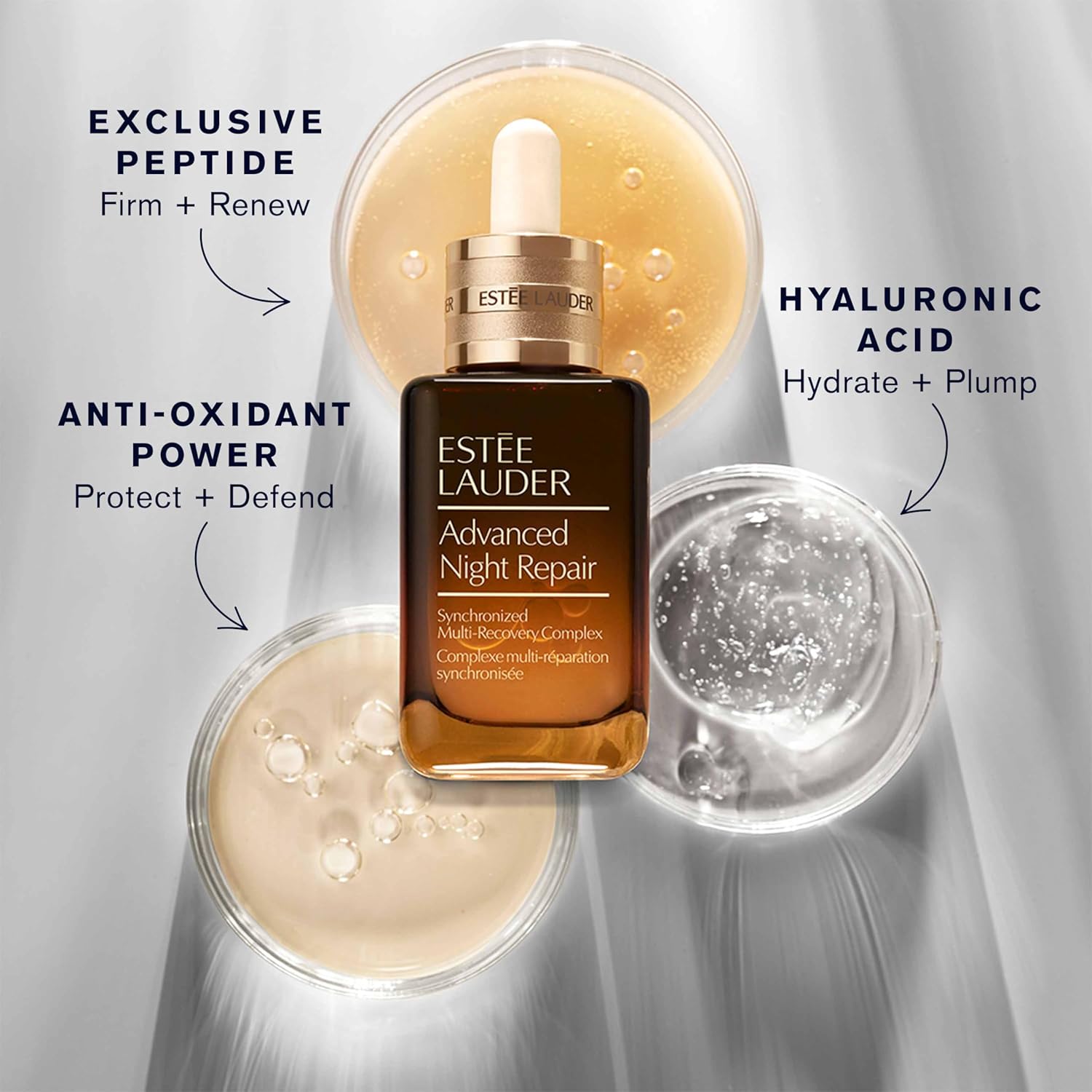 Estée Lauder Dream Skin In One Sleep 4-Piece Skincare Set | Repair + Moisturize + Strengthen | Includes Cleanser 1 Fl Oz, Face Serum 0.5 Fl Oz, Moisturizer 0.5 Ounce & Overnight Treatment 0.24 Fl Oz - Image 3