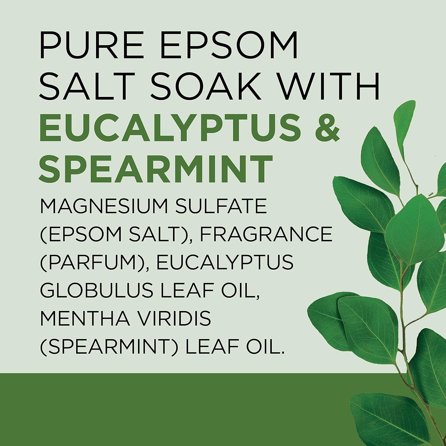 Dr Teal's Epsom Salt Magnesium Soak, Relax & Relief with Eucalyptus & Spearmint Essential Oils, 3 lbs - Image 9
