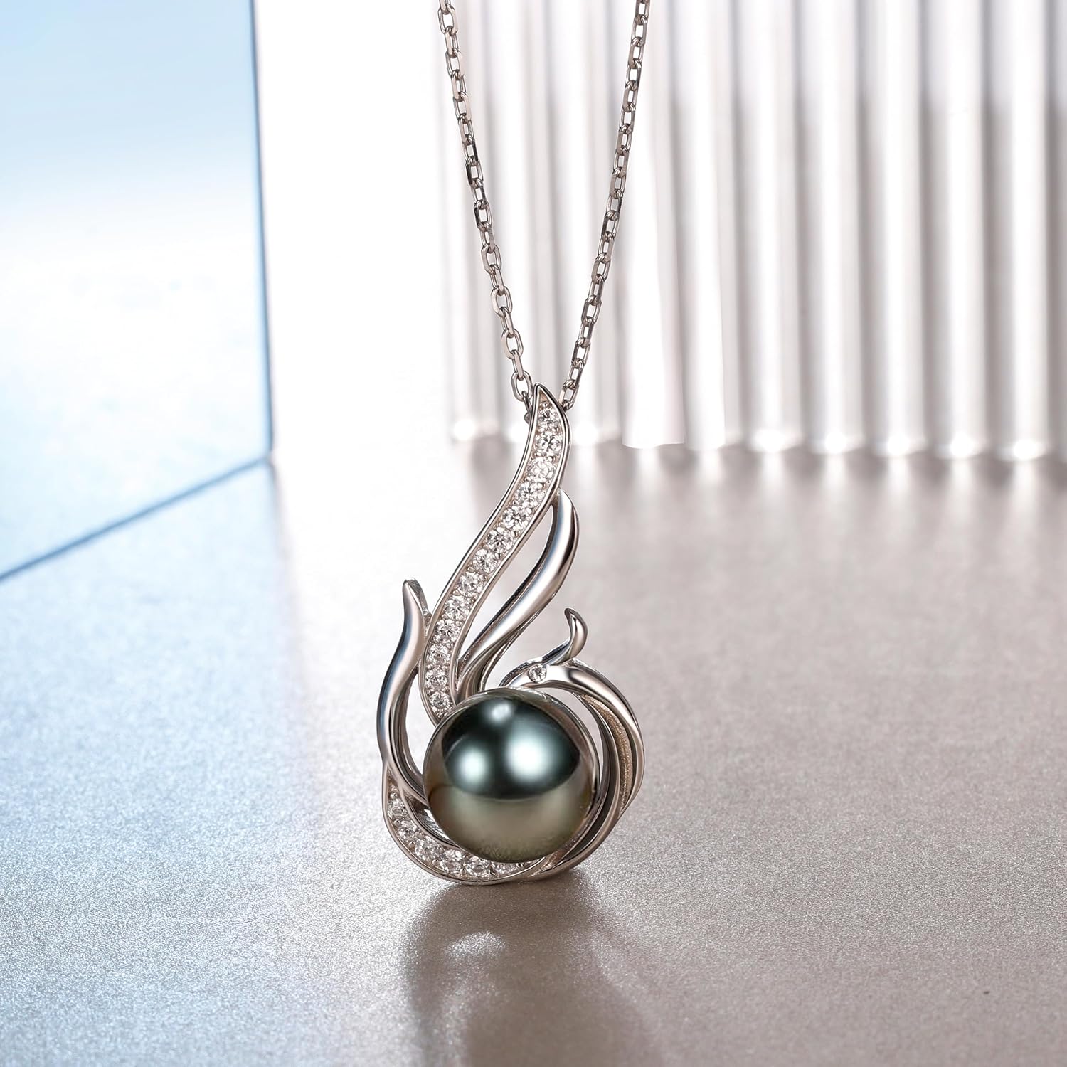 NONNYL Necklace Gifts for Women-Mothers Day Gift for Mom Her Wife Coules Girlfriend-Gifts for Wife Women Wedding Birthday Anniversary Jewelry, Christmas Day Valentine's Gift, Pearl Necklaces - Image 2