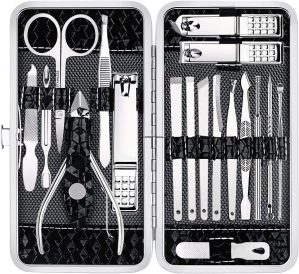 Yougai Manicure Set 18Pcs Stainless...