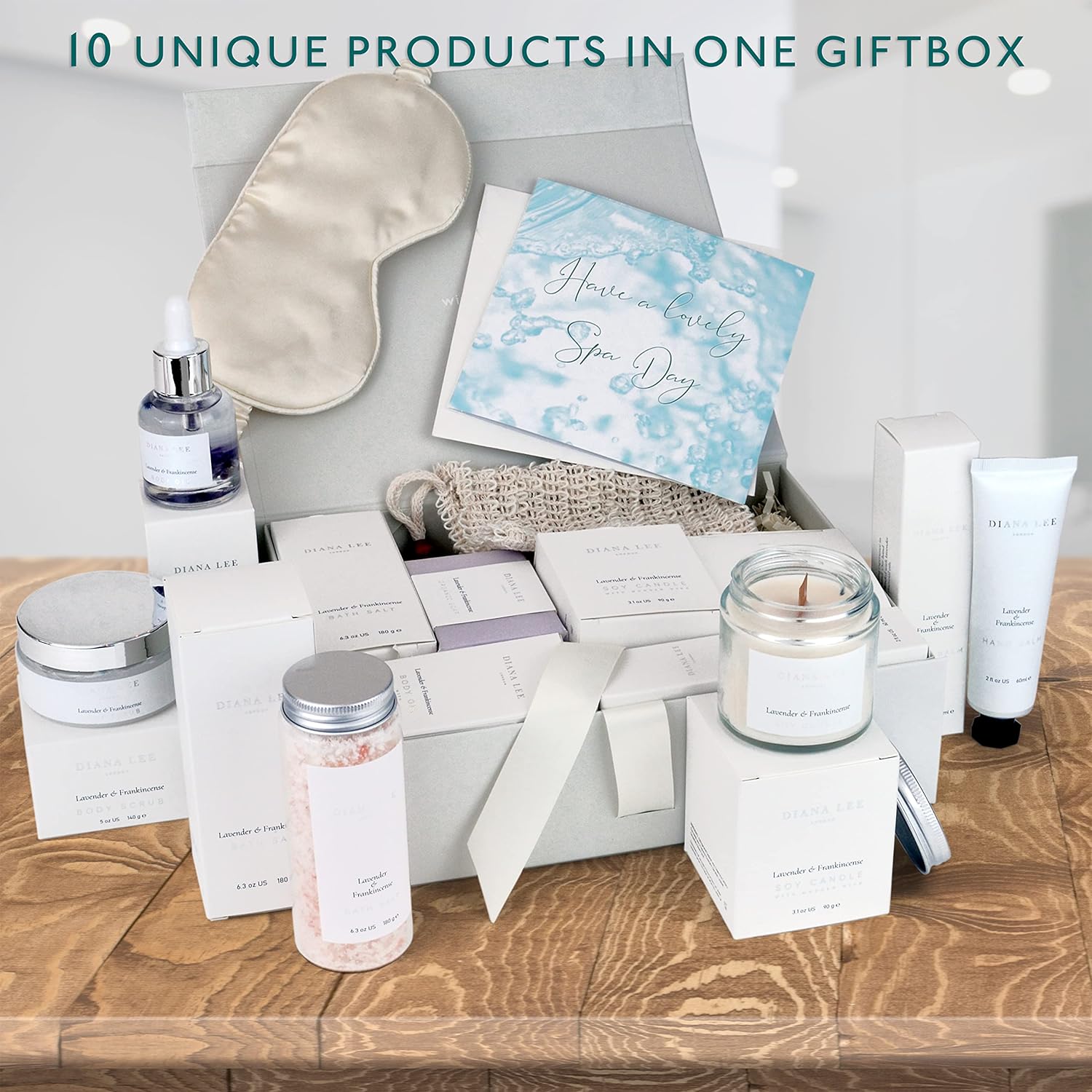 Luxury Spa Gift Basket Women Birthday Self Care Kit Lavender Set | Relaxation Gifts, Pampering Items, Bath Products, Wellness Box, Stress Relief, Bridal Shower Present, Self Care Package - Image 2