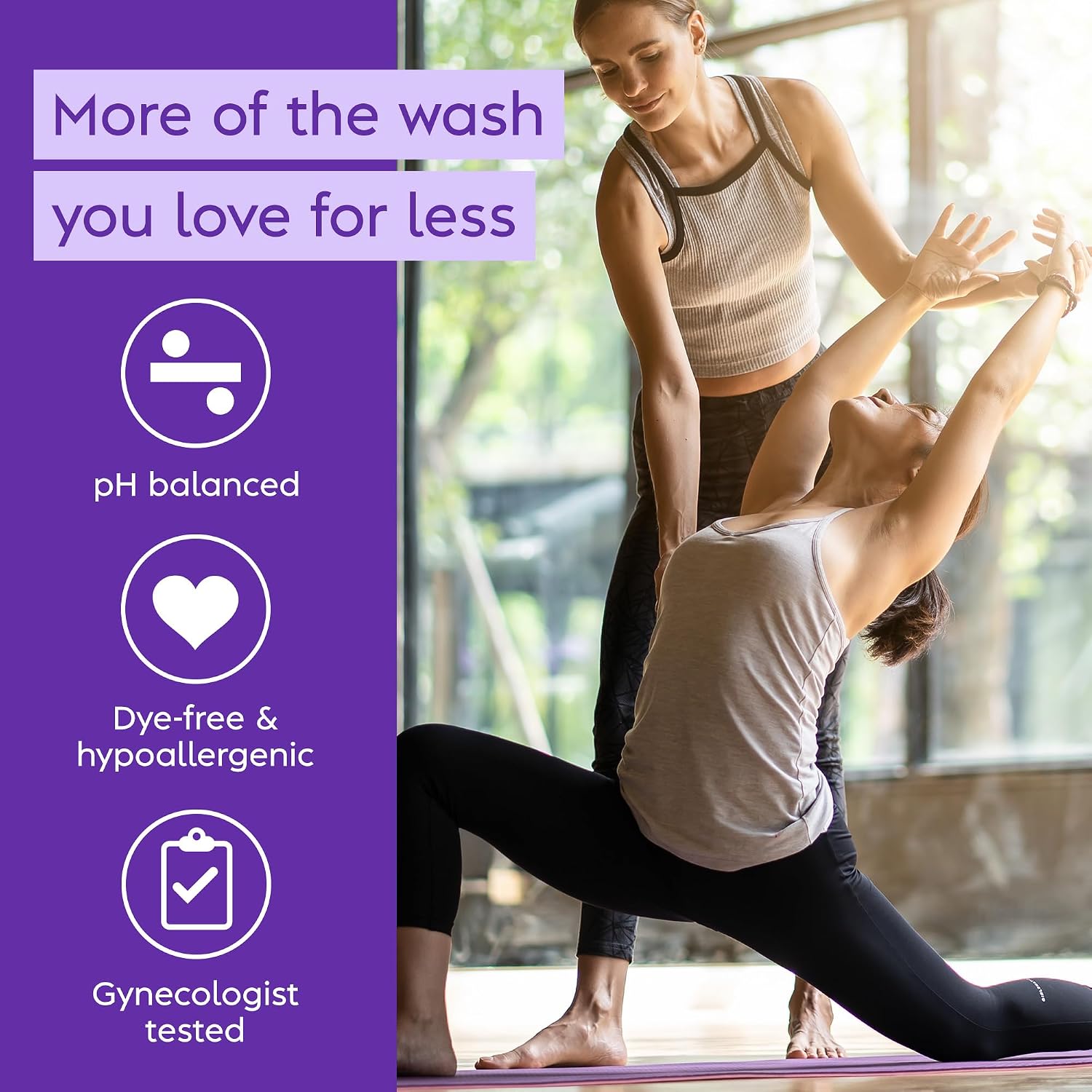 Vagisil pH Balance Feminine Wash, LactoPrebiotic, Gentle, 16.9 Fl Oz | pH balanced feminine wash with LactoPrebiotic for healthy microbiome. Gynecologist tested, hypoallergenic, value-size. - Image 6