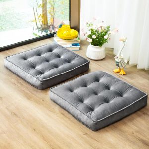 1 MIDDLE ONE Floor Pillow Set of 2,...