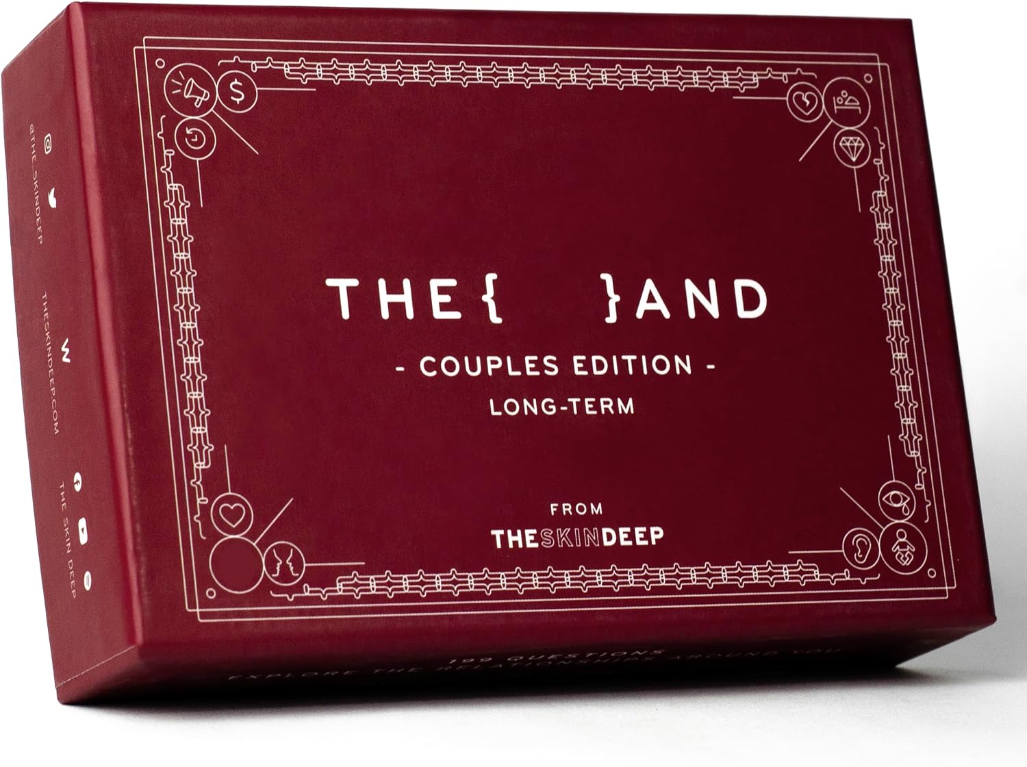 {THE AND} Long Term Couples Edition - 199 Meaningful Conversation Cards for Couples - Questions to Reconnect & Deepen Relationships - Couples Card Game to Reflect & Rediscover Love by The Skin Deep