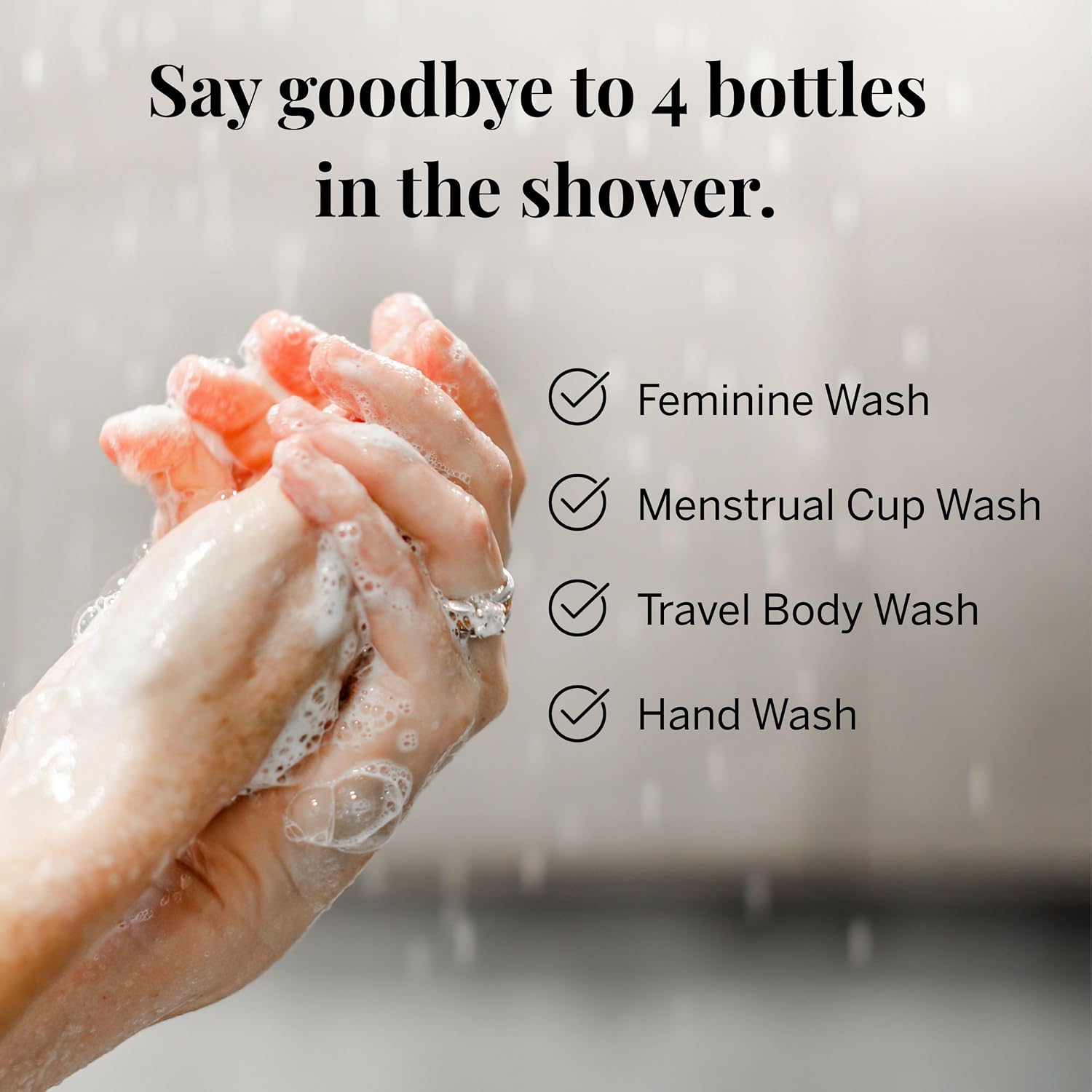 Pixie Foaming Feminine Wash - All Natural Plant-Based Ingredients - Ranked 1 On Gentle Cleaner for Intimate Care, Menstrual Cups and Discs - pH Balanced, Hypoallergenic, Fragrance-Free (6.4oz) - Image 7